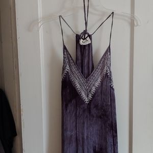 Tie dye maxi dress size small